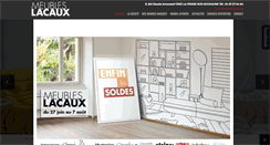 Desktop Screenshot of meubleslacaux.com